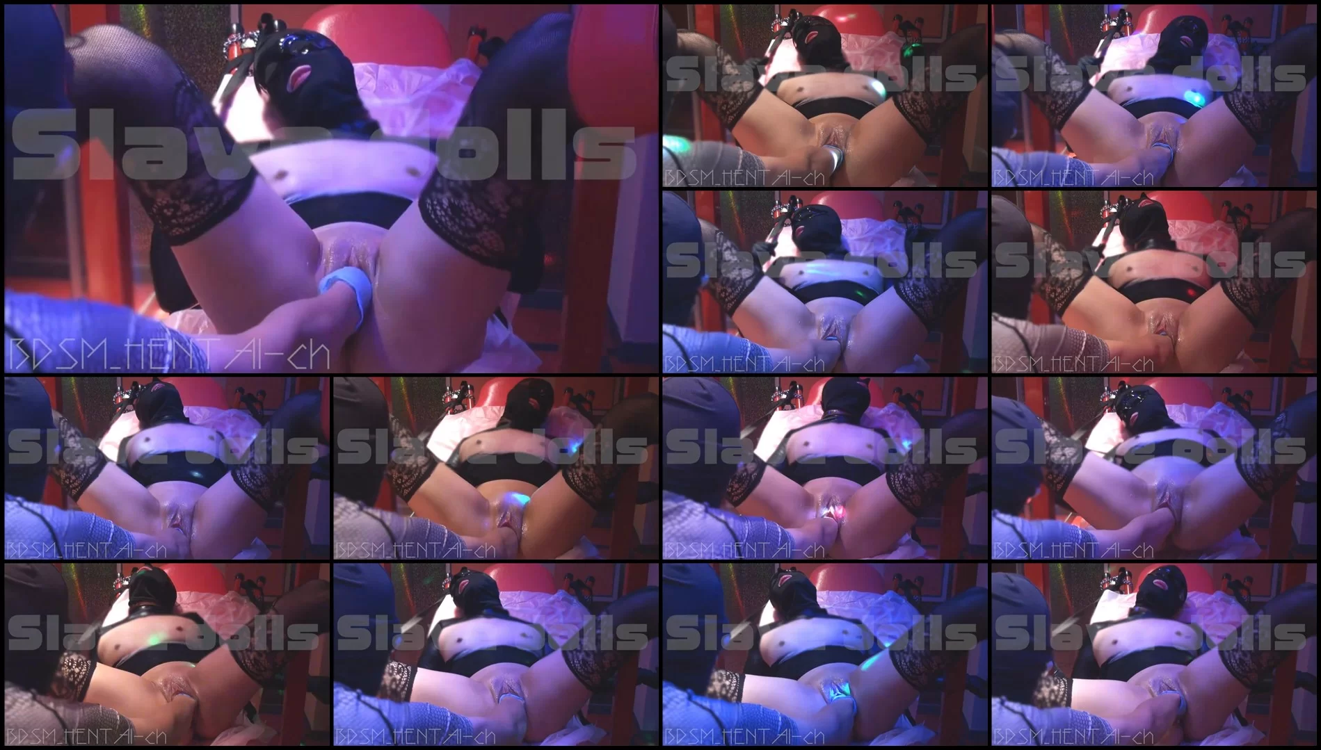 BDSM HENTAI-ch Her uterus is pinched, her vagina is stirred-Fisting
